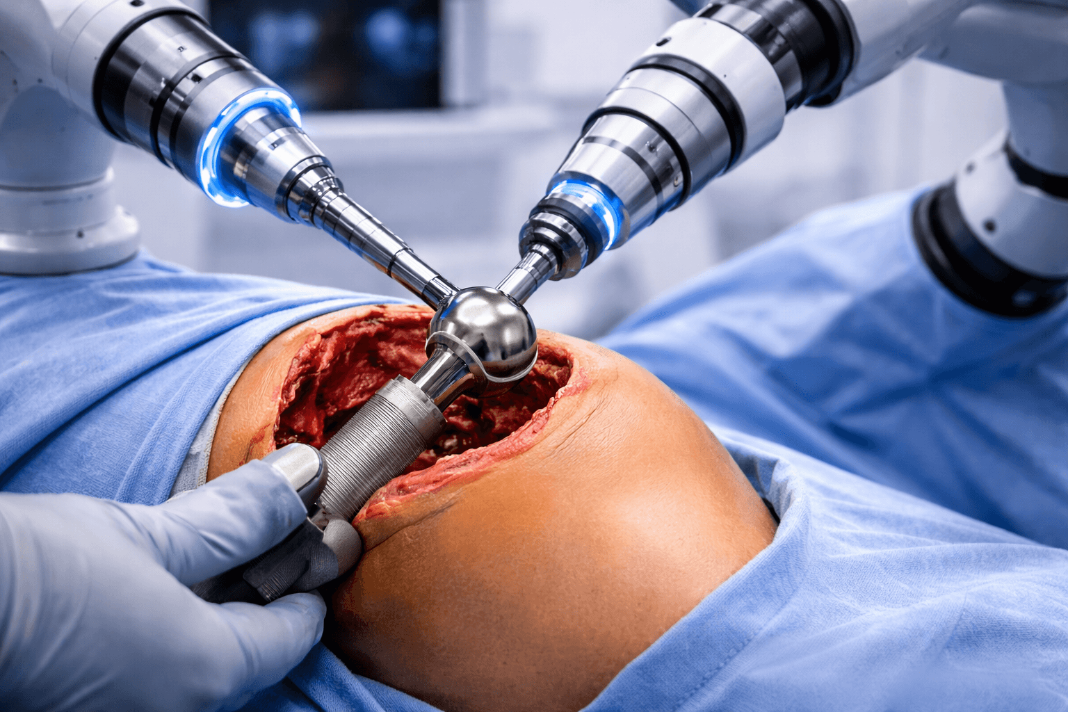 Robotic Partial Hip Replacement